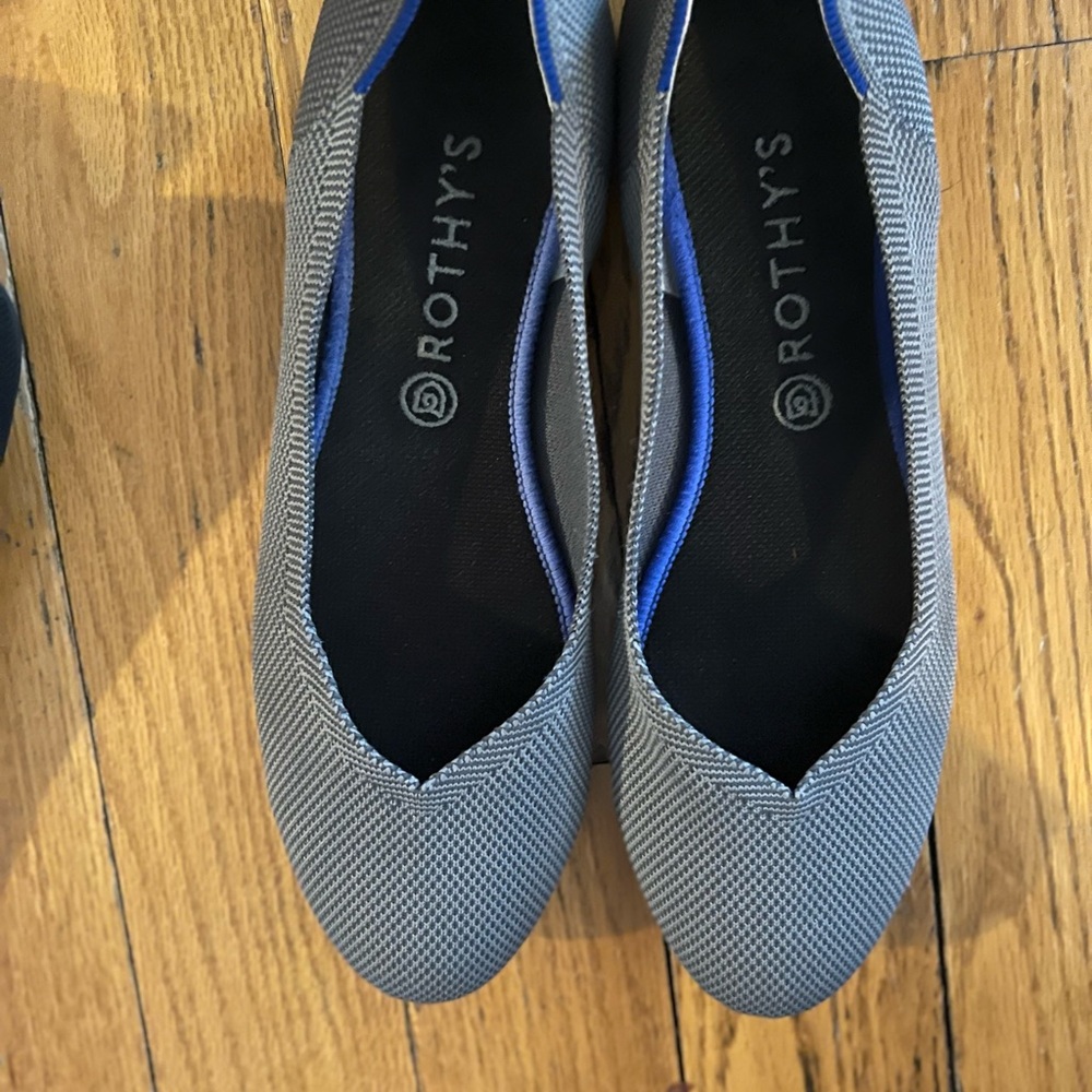 Rothy's Women's Gray Flats - perfect condition!!